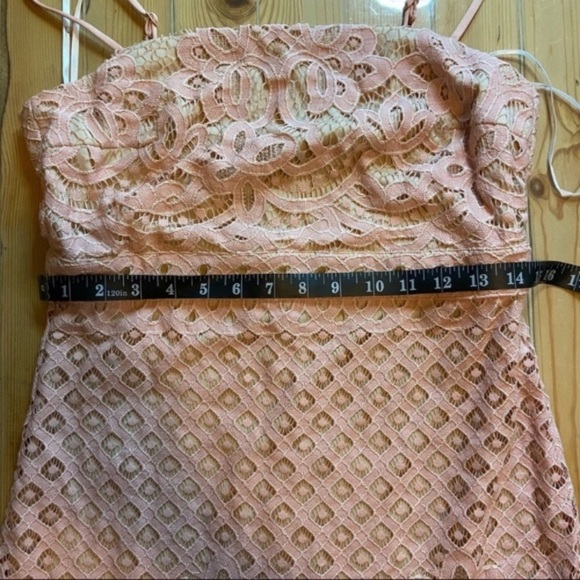 NWOT Lulus Unlimited Love Dusty Pink Lace Trumpet Midi Dress - Picture 12 of 14